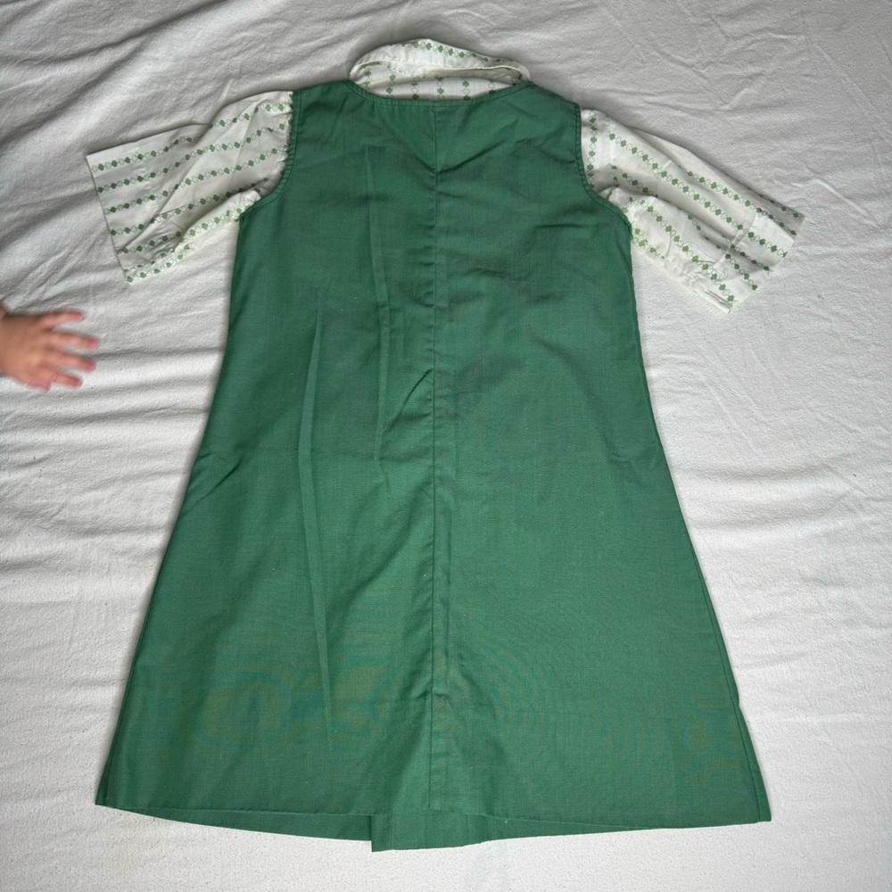 Girl‎ Scout Set Of 2 Uniform Dresses Green & Brown Size 10 8 Permanent Press Tag - Picture 12 of 17